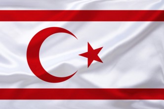 Photomontage, Flag of Northern Cyprus, Turkey, Studio, Asia