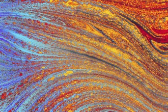 Abstract creative marbling pattern for fabric, design background texture