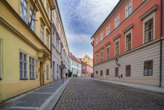 PRAGUE, MAY 20, 2023: Beautiful old historic city center of the Czech capital