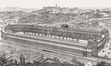 The Circus of Nero or Circus of Caligula, ancient Rome, reconstruction