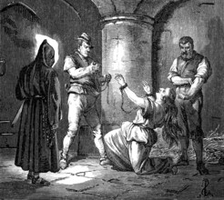 Joanna I strangled at Muro castle by Hungarian soldiers, Queen of Naples, 1328 – 27 July 1382
