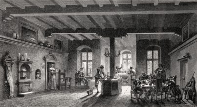 Restaurant Golden Goose, Nuremberg, Germany, 16th Century, Europe