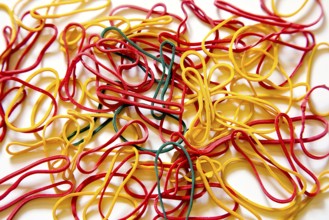 Colourful rubber bands india april 2011
