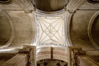 Porto, Portugal, February 8, 2023: Interior of Porto Cathedral Se do Porto, This Cathedral is