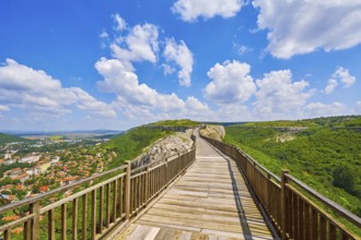 Wooden Bridge in the Ovech Fortress, Provadia, Bulgaria Provadia, Bulgaria, Europe