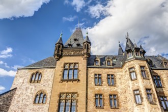 Wernigerode Castle located in the Harz mountains