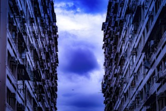 Hong Kong Huge Meeting Housing. Shooting Location: Hong Kong Special Administrative Region