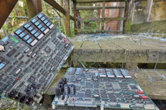 Old mainboard circuit boards