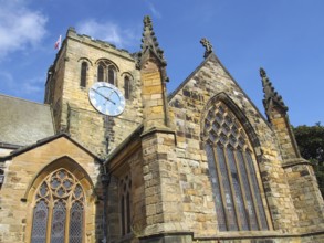 The historic saint marys church in Scarborough build in the 12th century and rebuilt in the late