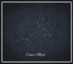 Canis Major star constellation, Night sky, Cluster of stars, Deep space, Greater Dog constellation