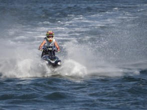 Olbia, Italy - September 16 - 20192 Aquabike world Championship gran prix of Italy