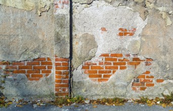 A brick wall. Background for posters and free text space Austria