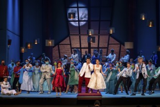 Opera L'elisir d'amore, Donizetti, Teatre Principal, Palma, Majorca, Balearic Islands, Spain,