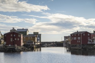 Fishing village Nyksund, harbour, Langøya island, Vesterålen, Northern Norway, Norway, Europe