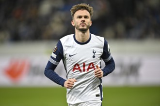 Goal celebration James Maddison Tottenham Hotspur Spurs (10) Europa League, PreZero Arena,