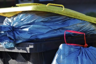 Waste disposal, waste bin, Germany, Europe