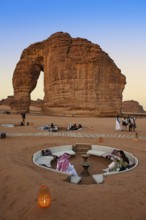 Jebel al Fil, elephant rock, sandstone, Al Ula, Saudi Arabia, Asia