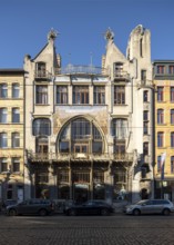 Antwerp, Art Nouveau houses, Maison du Peuple - Help U Zelve cooperative, built in 1901 by Émile