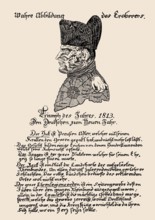 German leaflet against Napoléon Bonaparte, 1814