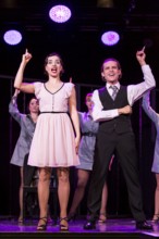 The musical Chicago with Annette Krossa as Roxie Hart and Aris Sas as Billy Flynn live at the Le