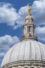LONDON/UK - MARCH 21 : Close up View of St Pauls Cathedral in London on March 21, 2018.