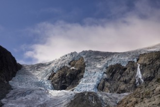 The Buarbreen glacier is a glacial arm from the Folgefonna glacier near the Norwegian town Odda