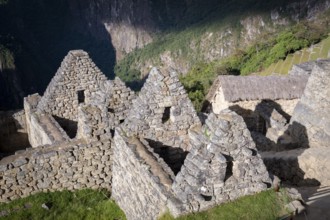 A view of Machu Picchu ruins, Peru, South America
