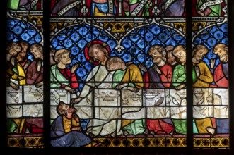 Strasbourg Cathedral, Cath?drale Notre-Dame de Strasbourg, south aisle, 3rd window from the west,