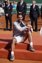 Award ceremony for Rafael Nadal after the final of the Rolex Monte-Carlo Masters 1000 ATP World