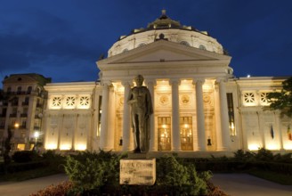 Monument, Ateneul Roman, Romanian Athenaeum, Concert Hall, Bucharest, Romania, Europe