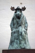 Elk figure, by Hans Traxler, in front of the Caricatura, Museum für Komische Kunst, Frankfurter