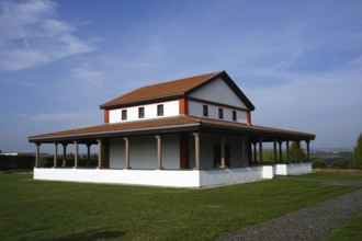 Archaeological Park Martberg, next to Pommern and Karden, celtic-roman temple, Lenus-Mars hiking
