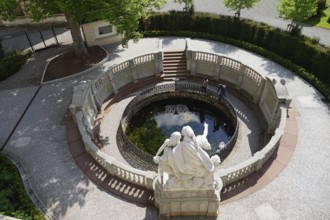 Source of the Danube, Donaueschingen, Baar, Baden Wuerttemberg, Deutschland