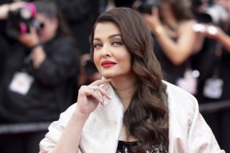 Cannes, France - 22.5.2024: Aishwarya Rai during the - La Venue De L'avenir (Colours Of Time) - Red