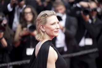 Cannes, France - 24.5.2024: Cate Blanchett on the red carpet during the Closing Ceremony at the