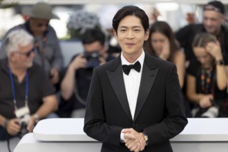 Cannes, France - 15.5.2024: Kouhei Matsushita during the photocall for A PALE VIEW OF HILLS at the