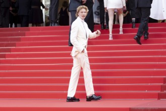 Cannes, France - 24.5.2024: Filip Schnack on the red carpet during the Closing Ceremony of the 78th