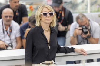Cannes, France - 16.5.2024: Kim Gordon during the photocall The Chronology of Water during the 78th