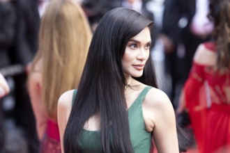 Cannes, France - 24.5.2024: Pia Wurtzbach on the red carpet during the Closing Ceremony of the 78th