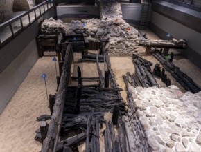 Interior photograph, Archaeological excavations, Berlin Spandau Citadel, remains of the old