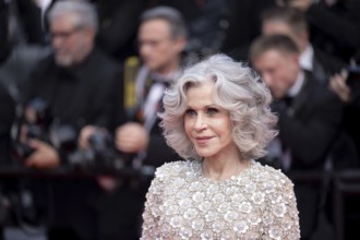 Cannes, France - 22.5.2024: Jane Fonda on the red carpet during the Closing Ceremony at the 78th
