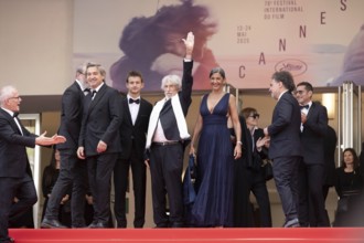 Cannes, France - 22.5.2024: Gustave de Kervern, Frédéric Niedermayer, Louis-Do de Lencquesaing,