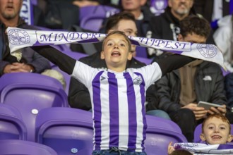 Football NL I. Hungary 2024/25 season, matchday 32: Újpest FC vs Nyíregyháza Spartacus***Young fan