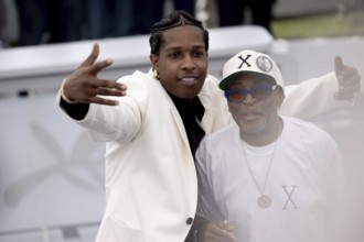 Cannes, France - 19.5.2024: Spike Lee, Asap Rocky (A$ap Rocky) during the photocall - Highest 2