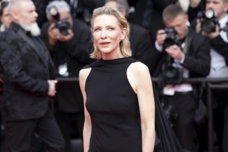 Cannes, France - 24.5.2024: Cate Blanchett on the red carpet during the Closing Ceremony at the