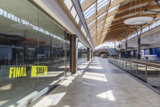 Vacancy in the Blautal Centre in Ulm. The former shopping centre, which opened in 1997, is being