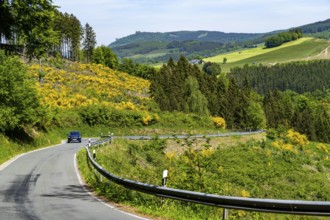Kleine Landstraße, Hartmeckestraße, above Brunskappel, district of Oldsberg in the