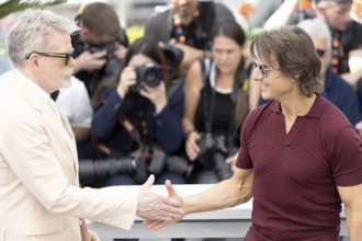Cannes, France - 14.5.2024: Christopher McQuarrie and Tom Cruise during the Photo Call for MISSION: