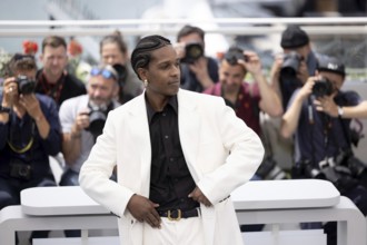 Cannes, France - 19.5.2024: Asap Rocky (A$ap Rocky) during the photocall - Highest 2 Lowest -