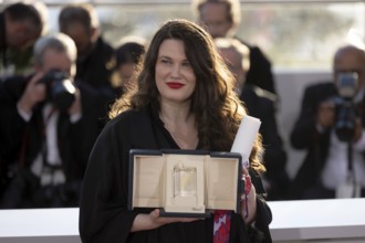 Cannes, France - 24.5.2024: Mascha Schilinski, winner of the Jury Prize for the film Sound of